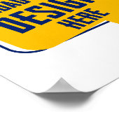 Aangepaste poster van 20 x 25 cm (Hoek)