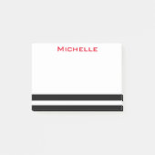 Aangepaste PostIt-notities B/W Post-it® Notes (Voorkant)