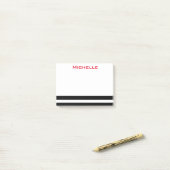 Aangepaste PostIt-notities B/W Post-it® Notes (Op bureau)