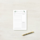 aangepaste preek post-it® notes (Op bureau)
