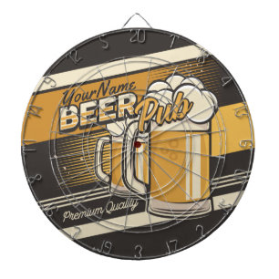 Aangepaste Premium - Mok voor koude bier - Pub Bar Dartbord