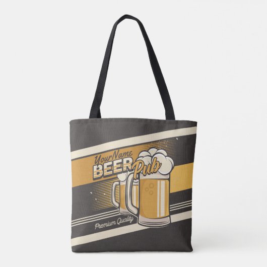 Aangepaste Premium - Mok voor koude bier - Pub Bar Draagtas (Achterkant)