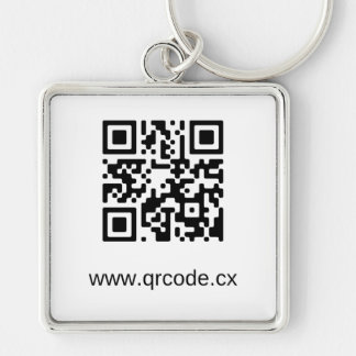 Aangepaste Premium Square Sleutelhanger (groot)