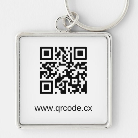 Aangepaste Premium Square Sleutelhanger (groot) (Voorkant)