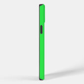 Aangepaste Preppy Green Monogram Slagschaduw Case-Mate iPhone Case (Achterkant / Rechts)