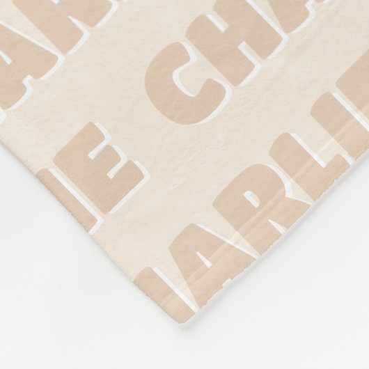 Aangepaste Preppy Naam Deken (Hoek)