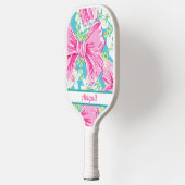 Aangepaste preppy roze Pickleball Paddle (Links)