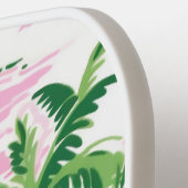 Aangepaste preppy roze Pickleball Paddle (Links Detail)