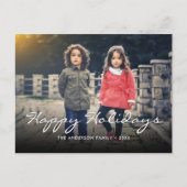 Aangepaste Prettige feestdagen kersttypografie (Voorkant)