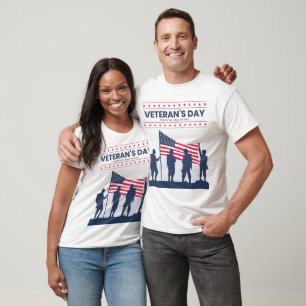 Aangepaste Prettige Veteranendag! Dank U Kaarten 2 T-shirt