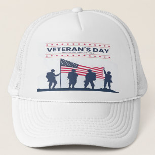 Aangepaste Prettige Veteranendag! Dank U Kaarten 2 Trucker Pet