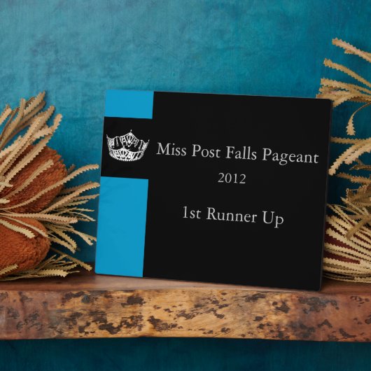 Aangepaste prijs voor Pageant Awards Fotoplaat (Zijkant)