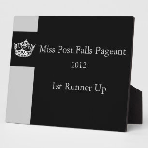 Aangepaste prijs voor Pageant Awards Fotoplaat