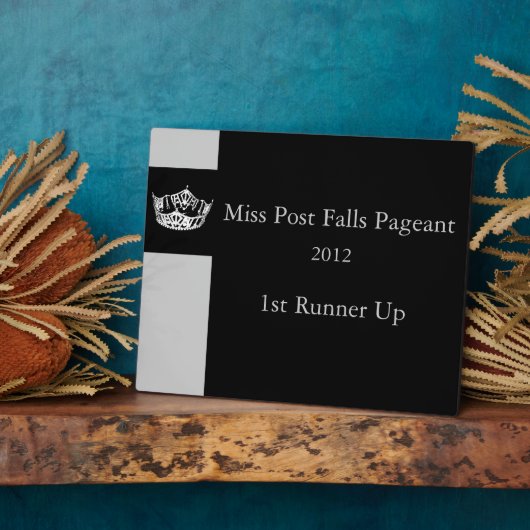 Aangepaste prijs voor Pageant Awards Fotoplaat (Zijkant)