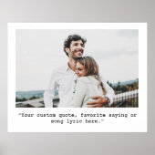 Aangepaste prijsopgave - Aangepaste foto Poster (Voorkant)