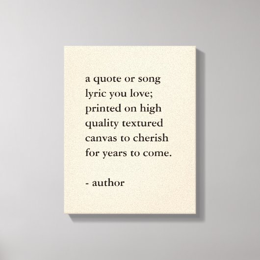 Aangepaste prijsopgave afdrukken op Canvas (Voorkant)