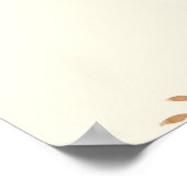 Aangepaste prijsopgave voor herfst, aangepast poster (Hoek)