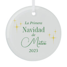Aangepaste Primera Navidad Ornament