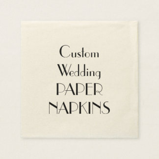Aangepaste Print Wedding Party Papieren servetten