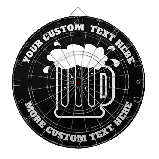 Aangepaste printplaat voor café, café, bar of man  dartbord (Voorkant)