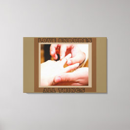 aangepaste prints voor bruiloft met canvas