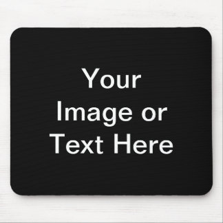 Aangepaste producten in zwart muismat