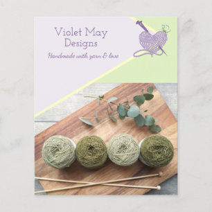 Aangepaste productfoto's Handgemaakte garen ambach Flyer