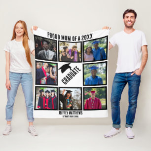 Aangepaste proefmoeder van jaar Afstuderen fotocol Fleece Deken
