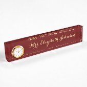 Aangepaste professionele elegante script leraar sc naambordje