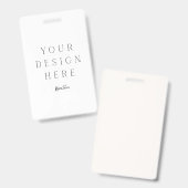 Aangepaste professionele ID-badge Badge (Voor- en achterkant)