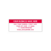 Aangepaste professionele kleur adres stempel Sjabl (Design)