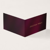 Aangepaste professionele moderne elegante luxe gev visitekaartjes (Buitenkant)