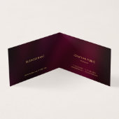 Aangepaste professionele moderne elegante luxe gev visitekaartjes (Binnen)