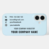 Aangepaste Promo Zakelijk Logo Pro kaartcase Case-Mate iPhone Case (Achterkant (horizontaal))