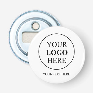Aangepaste promotionele Logo – geen minimale beste Button Flesopener