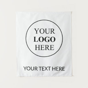 Aangepaste promotionele Logo – geen minimale beste Wandkleed