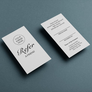 Aangepaste Promotionele Logo – Geen Minimum Bestel Aanbevelingskaartje