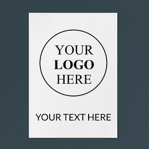 Aangepaste Promotionele Logo – Geen Minimum Bestel Perfect Poster