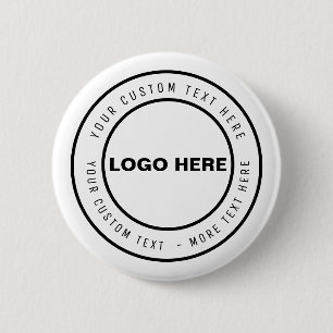 Aangepaste promotionele marketingknop met bedrijf ronde button 5,7 cm