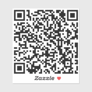 Aangepaste promotionele QR-code Sticker