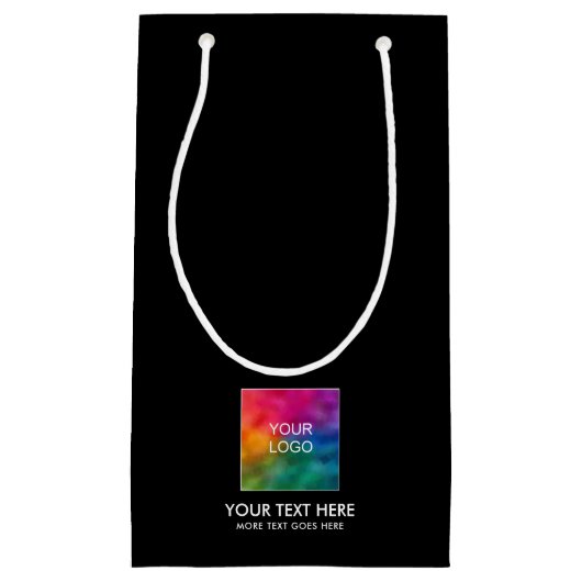 Aangepaste promotionele sjabloon Uw tekstlogo hier Klein Cadeauzakje (Voorkant)