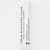 Aangepaste promotionele zakelijke banner voor uw b (Verticaal)