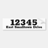 Aangepaste prullenbak kan labelen Decal Garbage Bi Bumpersticker (Voorkant)