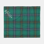 Aangepaste Pset Clan Henderson Tartan Naam Fleece Deken (Voorkant (Horizontaal))