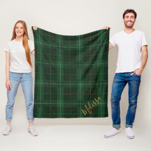 Aangepaste Pset Clan Walsh Tartan Fleece Deken