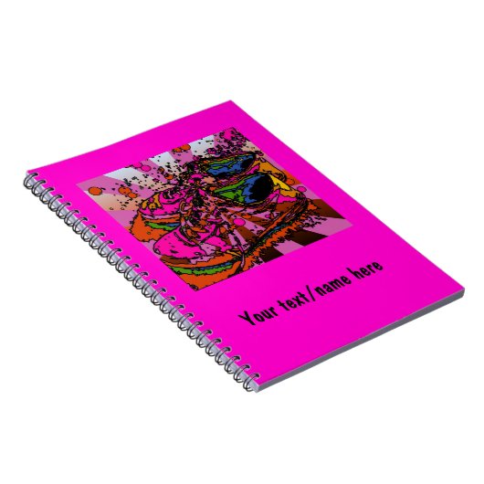 Aangepaste Psychedelic Sneakers-laptop Notitieboek (Rechterzijde)