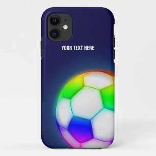 Aangepaste Psychedelic Voetbal iPhone 11 Hoesje