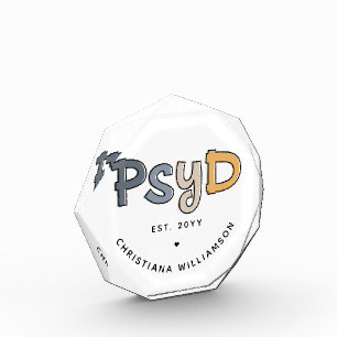 Aangepaste PsyD Doctor in de psychologie Psycholoo Fotoblokken