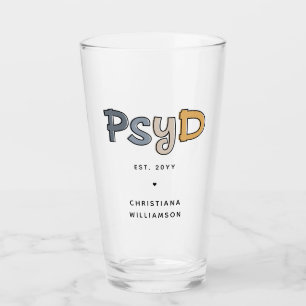 Aangepaste PsyD Doctor in de psychologie Psycholoo Glas