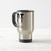 Aangepaste PT Fysiotherapeut Luipaardprint Reisbeker (Voorkant links)